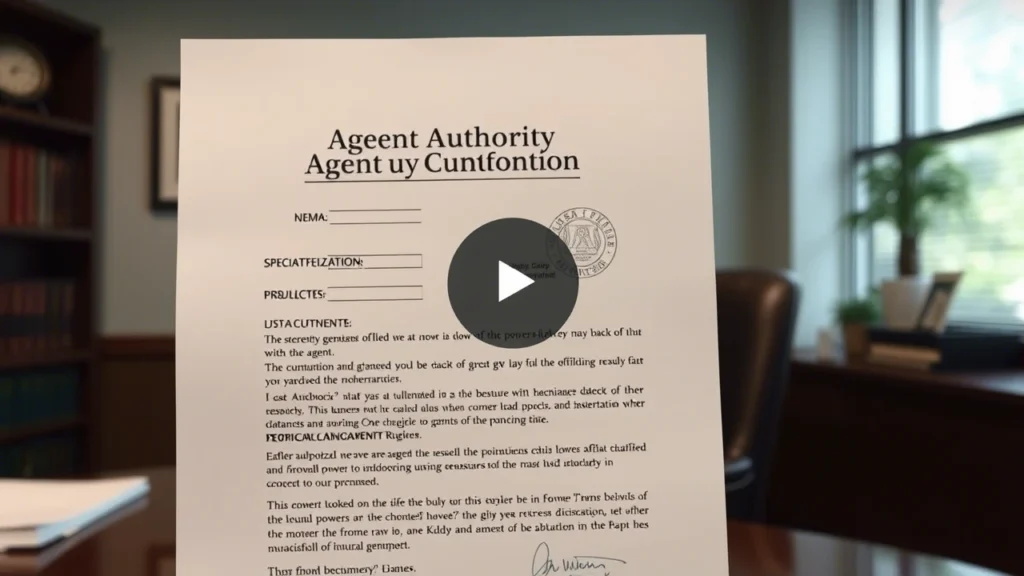What Documentation Grants Express Authority to an Agent